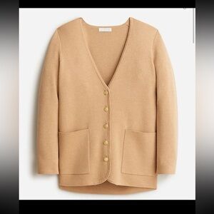 J.Crew Giselle Wool Blend V-neck sweater-blazer 
size Large